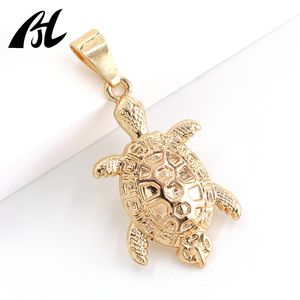 قلادة قلادة سلحفاة لامينادو أورو مطلي بسبائك النحاس 18K قلادة مجوهرات دينية - Product Image 4