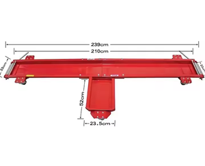 Motor de motocicleta Capacidad de carga 0,6 T Accesorios de motocicleta Reparación de garaje Móvil - Product Image 3