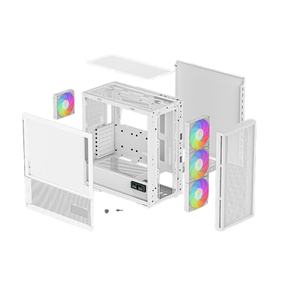 Deepcool ch560 thời gian thực hiển thị kỹ thuật số Máy tính để bàn Trường hợp với E-ATX kính bên khung TYPE-C giao diện giữa tháp - Product Image 5