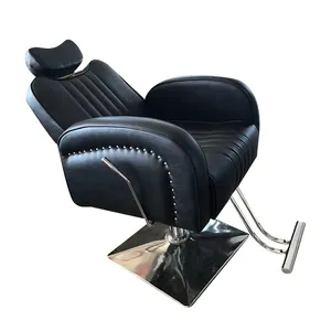 2023 Latest French Style 10 Years Warranty Black hydraulic Chair Hair Salon Styling Chair Purpose Chair