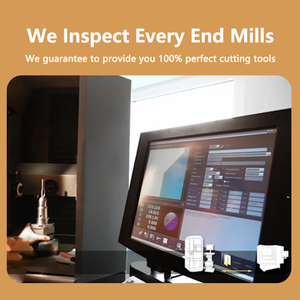 Carbide End Mill hrc55 4 sáo Fresa lớp phủ thép Chap CNC gia công endmills CNC frezen - Product Image 5