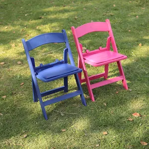 14 Years Experience Wholesale Colorful Children Resin Folding Chair