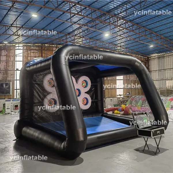 IPS chụp Inflatable trò chơi giải trí ngoài trời Inflatable chụp Combo thể thao Arena Inflatable chơi hệ thống trò chơi thể thao