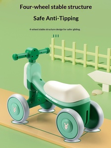 Детский балансировочный самокат-каталка для малышей 1-3 лет, пластиковый, без педалей, сделано в Китае - Product Image 5