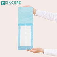 Protector de Cama Desechable sin Núcleo, 5 Capas de Pulpa de Bambú, Súper Absorbente, Impermeable, 80x180 cm, para Adultos Mayores, Grado Hospitalario, Personalizable