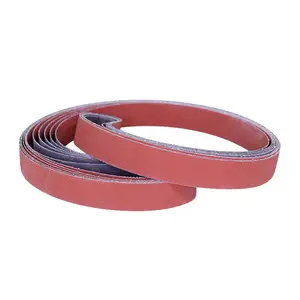 Abrasive Tools 984F Cubitron II Cloth Belt Creamic Grain Sanding Belts For Grinding Metal Stainless Steel