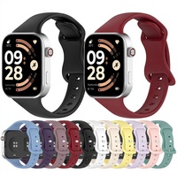 Xinyuanshuntong Tali Jam Tangan Silikon Kompatibel Redmi Watch 6 Lite/Active Desain Pelangsing Pinggang Pengganti Gesper Kancing Jepret