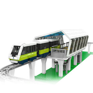 Mould King 12040 1957 Uds <span class=keywords><strong>tren</strong></span> Serie italiano Marconi Express <span class=keywords><strong>Tren</strong></span> Ligero ladrillos modelo técnico juguetes educativos regalo <span class=keywords><strong>de</strong></span> Festival - Product Image 1