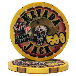 Ensemble de jetons de poker Nevada Jack 0 gramme - Product Image 2