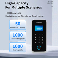Sistema de Control de Acceso por Huella Dactilar, Teclado RFID de Doble Frecuencia, Teclado Táctil, Desbloqueo a Prueba de Agua, Controlador de Acceso a Puerta con Bluetooth