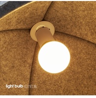 Luminaires suspendus scandinaves au design moderne en feutre PET recyclé, LED blanc chaud, CRI 90, garantie 3 ans, pour la maison et le bureau
