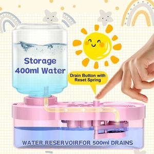 Herramienta Limpiadora de Pinceles de 400 ml de Capacidad, <span class=keywords><strong>Enjuagador</strong></span> de Pinceles con Circulación de Agua Corriente Todo en Uno con Soporte para Pinceles y Paleta - Product Image 5