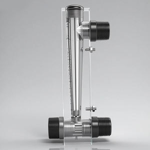 Misuratore di Flusso d'Olio Rotativo Montato su Pannello con Valvola, Personalizzabile OEM, Materiale ABS, Connessione Filettata per Misurazione del Flusso d'Olio - Product Image 3