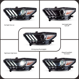 Feux arrière LED pour Mustang 2015-2017, lentille transparente, nouvelle mise à niveau, feux de jour, Plug & Play, étanche, 12V, neuf - Product Image 3