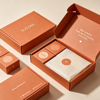 Boîte d'expédition en carton noir grand format pour vêtements, personnalisable avec logo imprimé, en carton ondulé pour l'emballage et l'expédition en gros