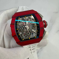 Montre mécanique de la série RM11-03 : Chronographe squeletté en fibre de carbone — Montre de luxe haut de gamme pour homme