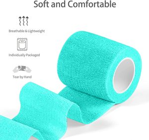 Yapışkan elastik kendinden yapışkanlı gazlı bez bandaj nefes tıbbi sarf bandı - Product Image 5