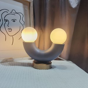 <b>Table</b> <b>Lamp</b> Led E27 Bulb <b>Base</b> Tri Color Light Switch Control Home Desk <b>Lamp</b> 3-5m Irradiation Area - Product Image 2