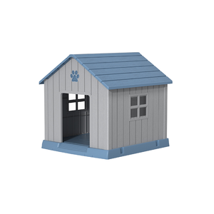 Casa para Perros y Gatos <span class=keywords><strong>Grande</strong></span>, Desmontable, de Plástico, Resistente a la Lluvia, Lavable, Fácil de Montar, para Exteriores - Product Image 1