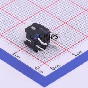 TM-004-D3-03 Tactile Switch Through hole Component THT,6x6mm Switch Single Pole Single Throw Rectangle Button 2.6N Through Hole - Product Image 2