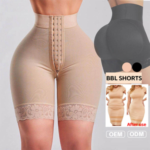 Faja Colombiana Posquirúrgica de Oferta con Entrenador de Cintura y Moldeador de Cuerpo OEM de Cintura Alta y Realce de Glúteos para Mujer - Product Image 1