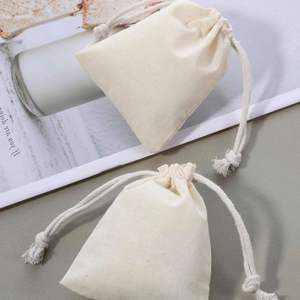 Heavy Duty Cotton Rope <b>Drawstring</b> <b>Bags</b> with Letter Pattern Customizable Size for Travel Groceries & Outdoor Activities - Product Image 4