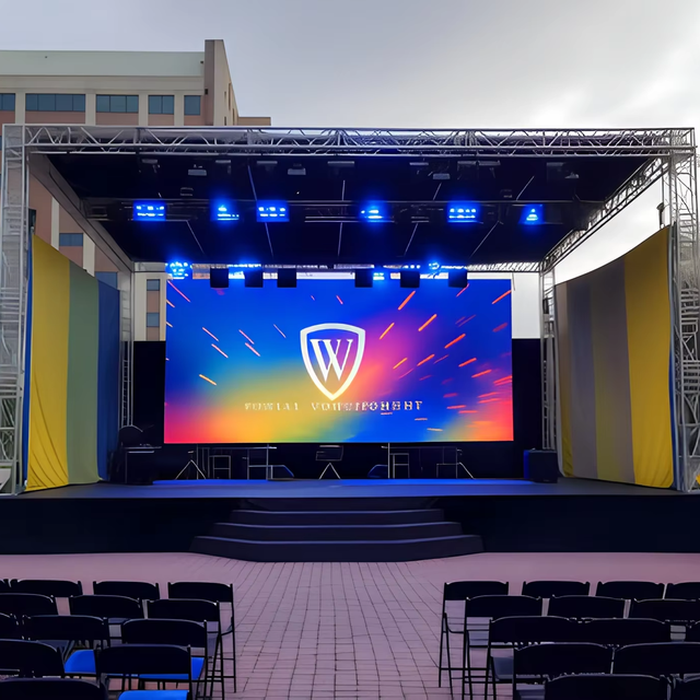 P3.91 IP65 Waterproof Rental LED Display Screen High Brightness Stage Background Screen