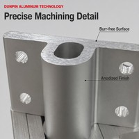 Rail de connexion en aluminium de précision, plaque de raccordement usinée CNC pour rail de guidage linéaire, OEM personnalisé