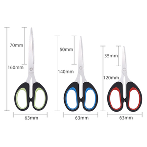 Thép Không Gỉ An Toàn Nhựa Xử Lý Văn Phòng Sinh Viên <span class=keywords><strong>Mini</strong></span> Craft Kid Kéo - Product Image 5