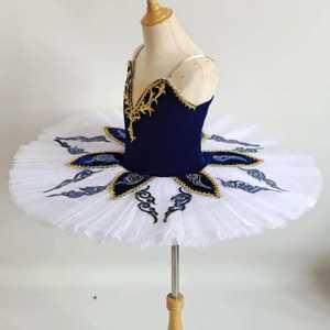 Tutú <span class=keywords><strong>de</strong></span> Ballet Profesional para Niñas, Azul y Rosa, Estilo Platter Pancake, Vestido <span class=keywords><strong>de</strong></span> Fiesta <span class=keywords><strong>de</strong></span> Bailarina, Disfraz <span class=keywords><strong>de</strong></span> Danza para Adultas, Mujeres, Niñas y Niños - Product Image 2