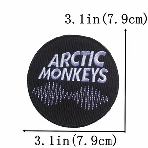 7.9cm rotonda scimmia artica decalcomania giacca per bambini mano ricamo decalcomania fai da te decorazione stiratura patch - Product Image 3