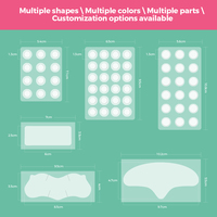 Patchs hydrocolloïdes en gros pour le traitement des boutons, patchs pour le front, le nez et les gros boutons pour le visage