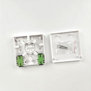 Kapalı duvara monte Faceplate SC rozet <span class=keywords><strong>2</strong></span> çekirdek 86*86mm Fiber optik Terminal kutusu - Product Image 3