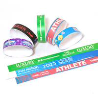 Bracelets en Papier Synthétique avec Logo Personnalisé, Bracelets d'Événement en Papier Tyvek Personnalisés avec Logo Imprimé
