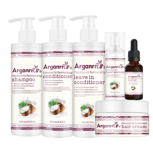 Ensemble <span class=keywords><strong>Shampoing</strong></span> et Après-<span class=keywords><strong>Shampoing</strong></span> Marque Blanche Noix de Coco et Beurre de Karité Sans Sulfates, Naturel, pour <span class=keywords><strong>Cheveux</strong></span> <span class=keywords><strong>Crépus</strong></span> Ondulés Type 4C - Product Image 1