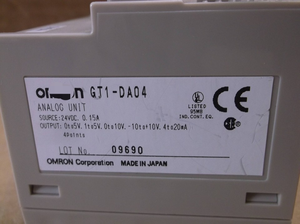 Plc PLC DEMO Terminal de salida analógica IO remota GT1DA04 - Product Image 3