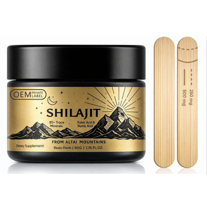 Extrait de Shilajit Liquide 100% Pur et Naturel de l'Himalaya, Résine, Fabrication GMP, Marque Privée, OEM ODM pour Adultes - Product Image 1