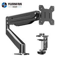 MD8 17 "-32" 10kg Bras de moniteur unique à ressort à gaz économique Support de bureau Support d'écran pour ordinateur Support VESA