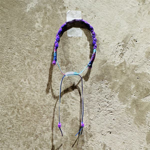 Bracelet en corde nouée à la main en fil de soie du Népal, fabriqué sur mesure, bracelets importés du Népal, cadeaux - Product Image 5