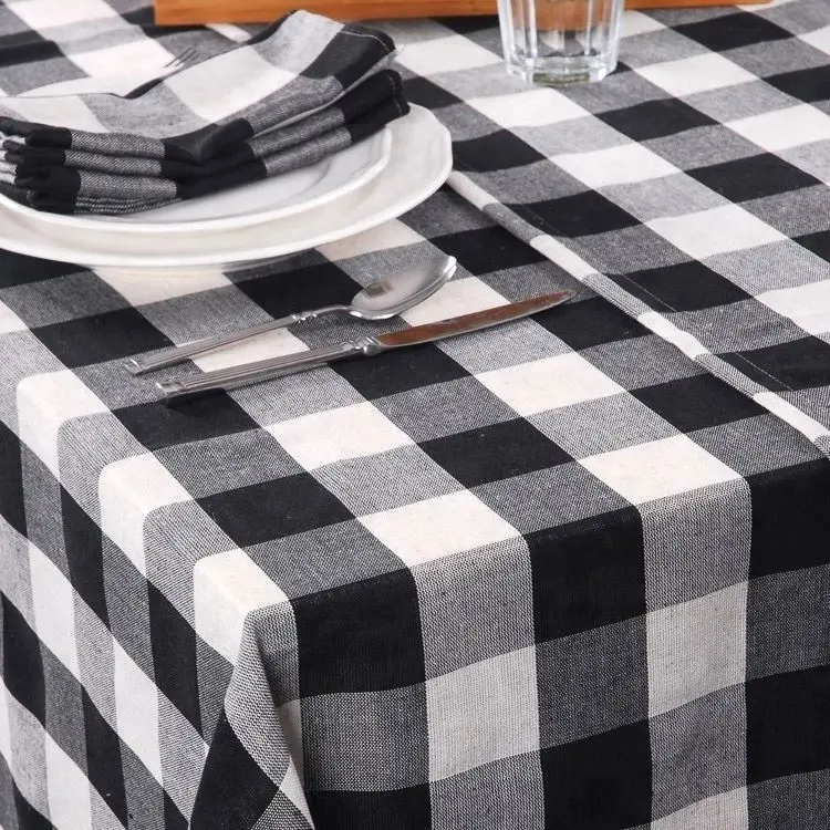 Cake cotton polyester linen table mat napkins long linen gold table cloth napkins For Wedding Restaurant Decoration