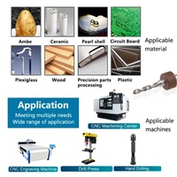 Jeu de 10 forets en carbure torsadés pour PCB, micro-forets en acier au tungstène 0,5-3,175 mm, outil de précision pour circuits imprimés