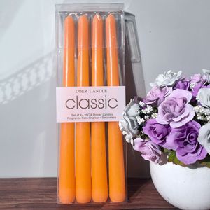 European Classic Red <strong>White</strong> <strong>Taper</strong> <strong>Candles</strong> Handmade Smokeless Unscented DIY Emergency Power Outage Romantic Wedding Christmas Bar - Product Image 5