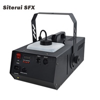 Siterui SFX Puissante machine à fumée 1500W Création d'effets de brouillard artificiel pour les scènes et les événements Nouveau brumisateur de châssis noir
