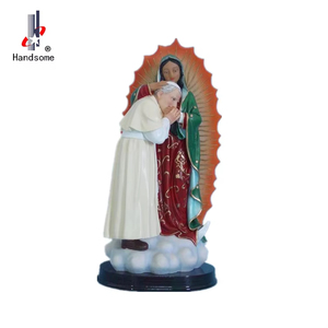 Estatua <span class=keywords><strong>de</strong></span> Nuestra Señora <span class=keywords><strong>de</strong></span> <span class=keywords><strong>Guadalupe</strong></span> <span class=keywords><strong>de</strong></span> 12 Pulgadas, Hecha a Mano en Resina 3D, Pintada a Mano, Duradera, Figura Religiosa, Arte Mexicano, Decoración para el Hogar - Product Image 6