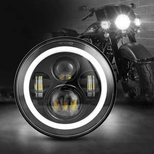 Angel Lights - Faros Delanteros LED Redondos de 7 Pulgadas para Jeep Wrangler Jk y <span class=keywords><strong>Land</strong></span> <span class=keywords><strong>Rover</strong></span> <span class=keywords><strong>Defender</strong></span> - Product Image 6
