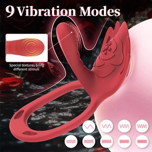 Juguete Sexual para Parejas con Control por Aplicación, Vibrador en Forma de Rosa para la Vagina, Bragas Vibratorias, Vibrador de Lengua para Mujeres - Product Image 3