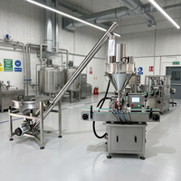 Machine de remplissage à tête unique à commande servo pour poudre de protéines de 50 g