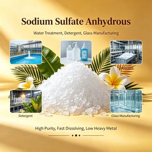 <span class=keywords><strong>Sulfate</strong></span> <span class=keywords><strong>de</strong></span> sodium anhydre en poudre Na2SO4, réactif chimique en gros à prix abordable, utilisé pour le traitement <span class=keywords><strong>de</strong></span> l'eau - Product Image 1