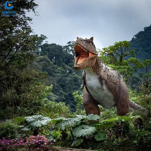 Modèle de dinosaure Carnotaurus animatronique sur le thème de l'aventure en plein air SGAD045 - Étanche, intérieur/extérieur, jardin, centre commercial - Product Image 4