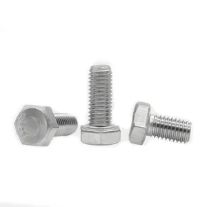 HSL Hex head bolt 304 stainless steel m52 hex bolt China manufacturer INCONEL 600 Incoloy A-286
